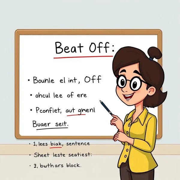 理解英语短语动词 Beat Off