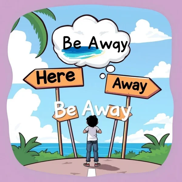 Image title must include the primary keyword Be away
