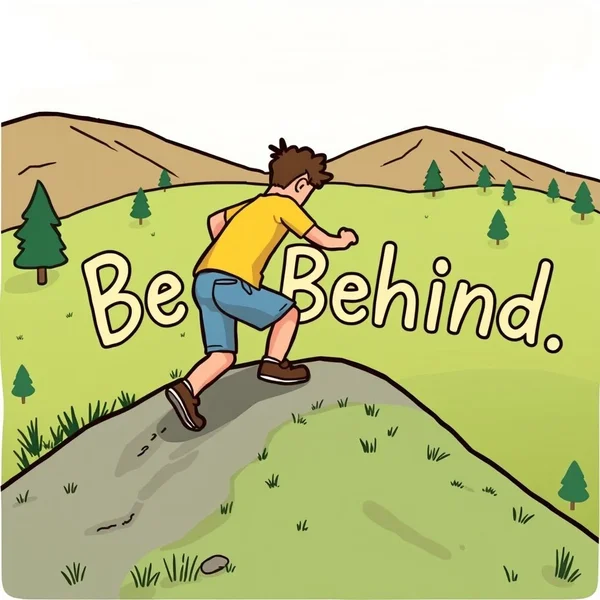 解锁短语动词 Be Behind