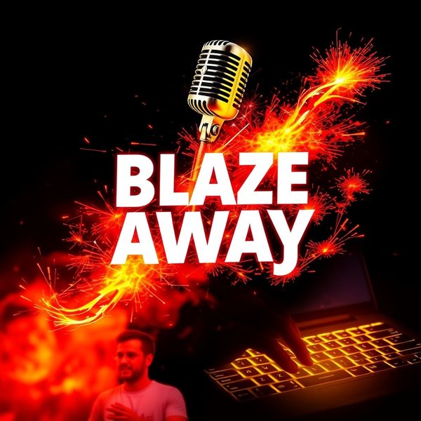 Understanding the phrasal verb Blaze away