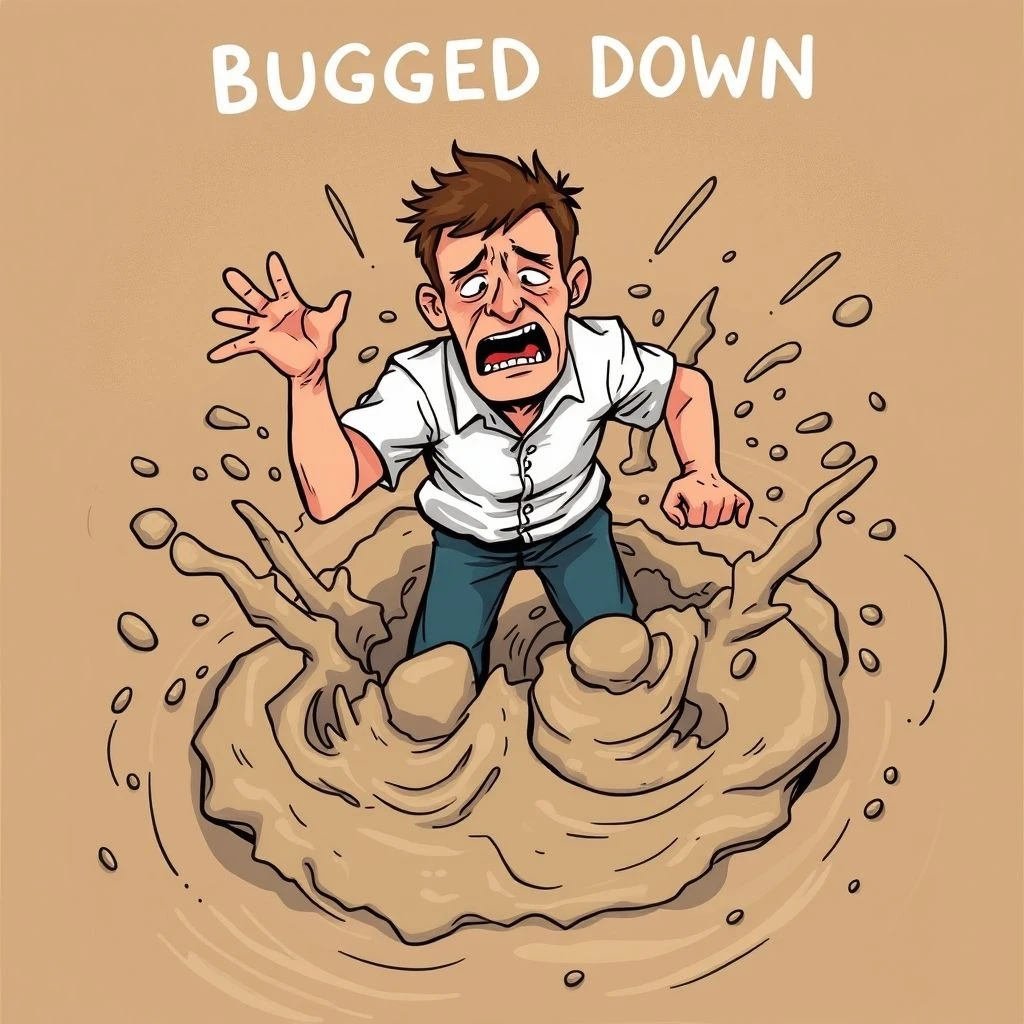 구동사 'Bog Down' 이해: 올바른 사용법 완벽 가이드