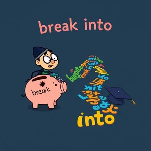 영어 구동사 Break into 이해하기: 의미, 구조, 관련 표현 완벽 마스터