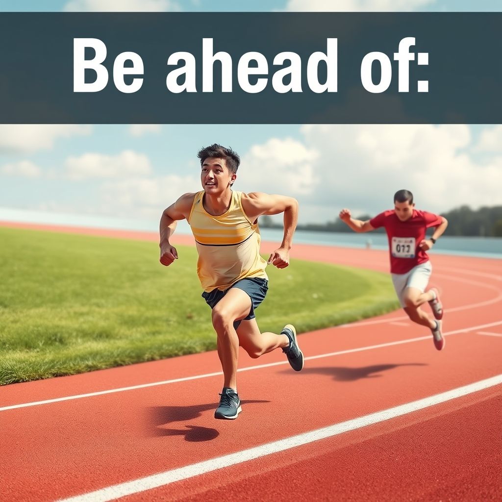 영어 구동사 이해하기: Be ahead of - 의미, 구조, 유의어 완벽 마스터