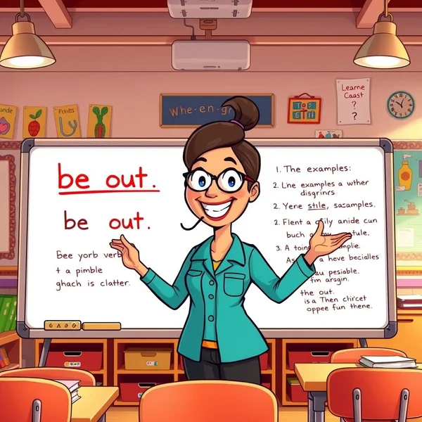 Understanding the phrasal verb Be Out