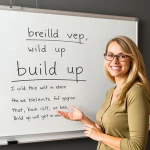 Begrip van 'Build Up': Correct Gebruik van het Phrasal Verb in Engels