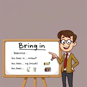 「Bring in」の意味・文法：基本から応用まで学ぶ完全ガイド
