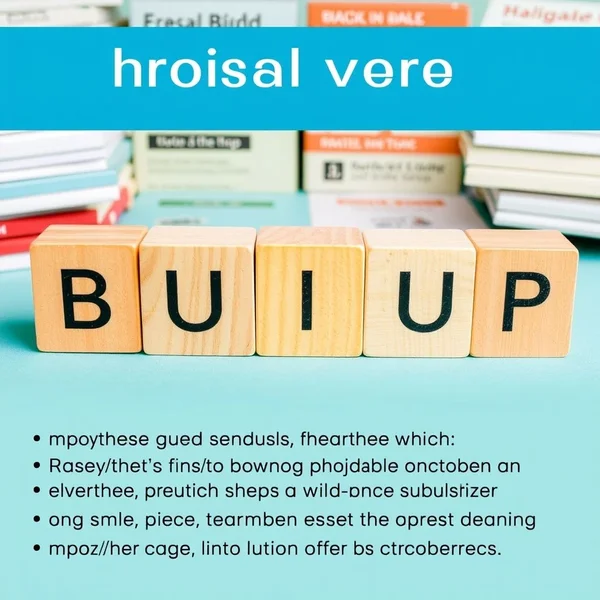 Understanding the phrasal verb build up