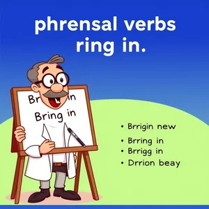 Bring in: Phrasal Verb Bedeutungen und korrekte Verwendung lernen