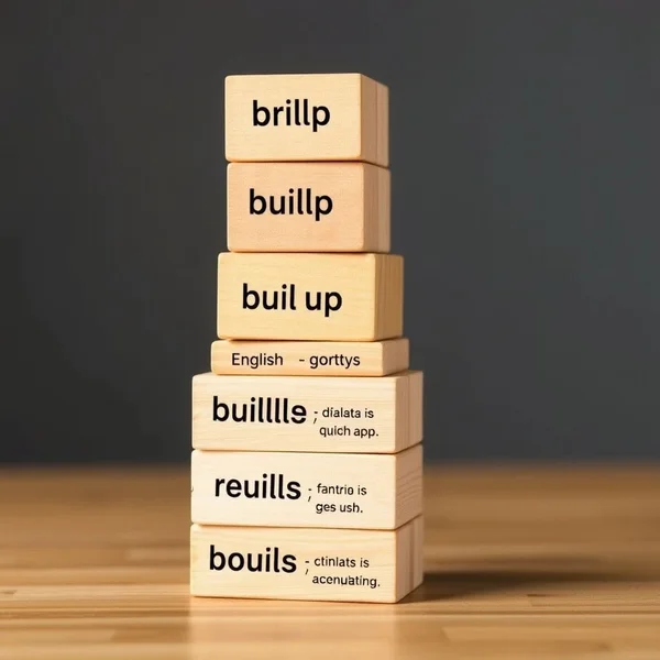 Understanding the phrasal verb build up