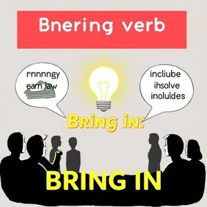 Фразовый глагол Bring in: Значения и использование | Полное руководство