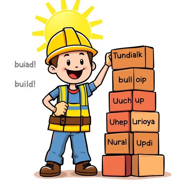 Understanding the phrasal verb build up