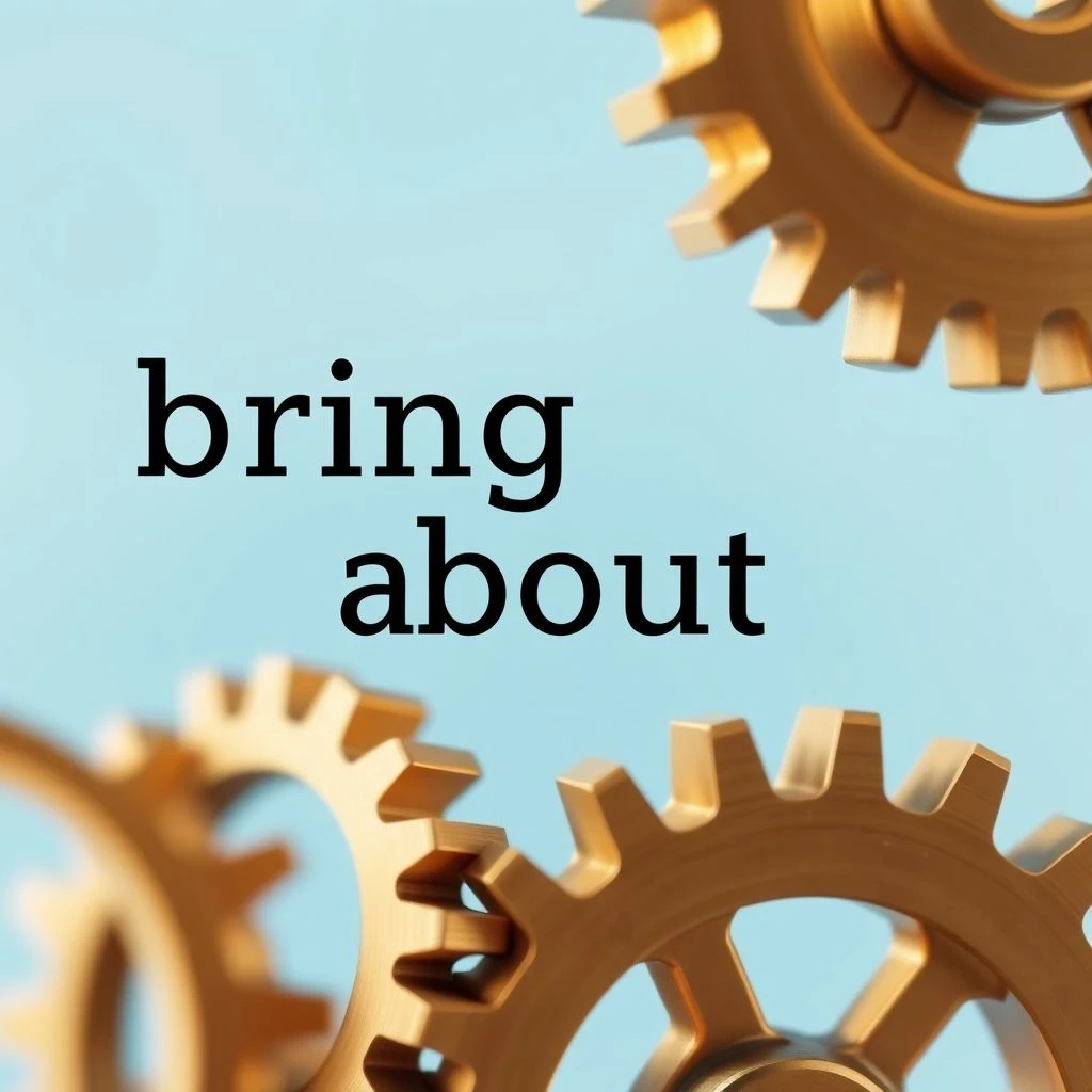 فهم معنى واستخدام "Bring About" في اللغة الإنجليزية
