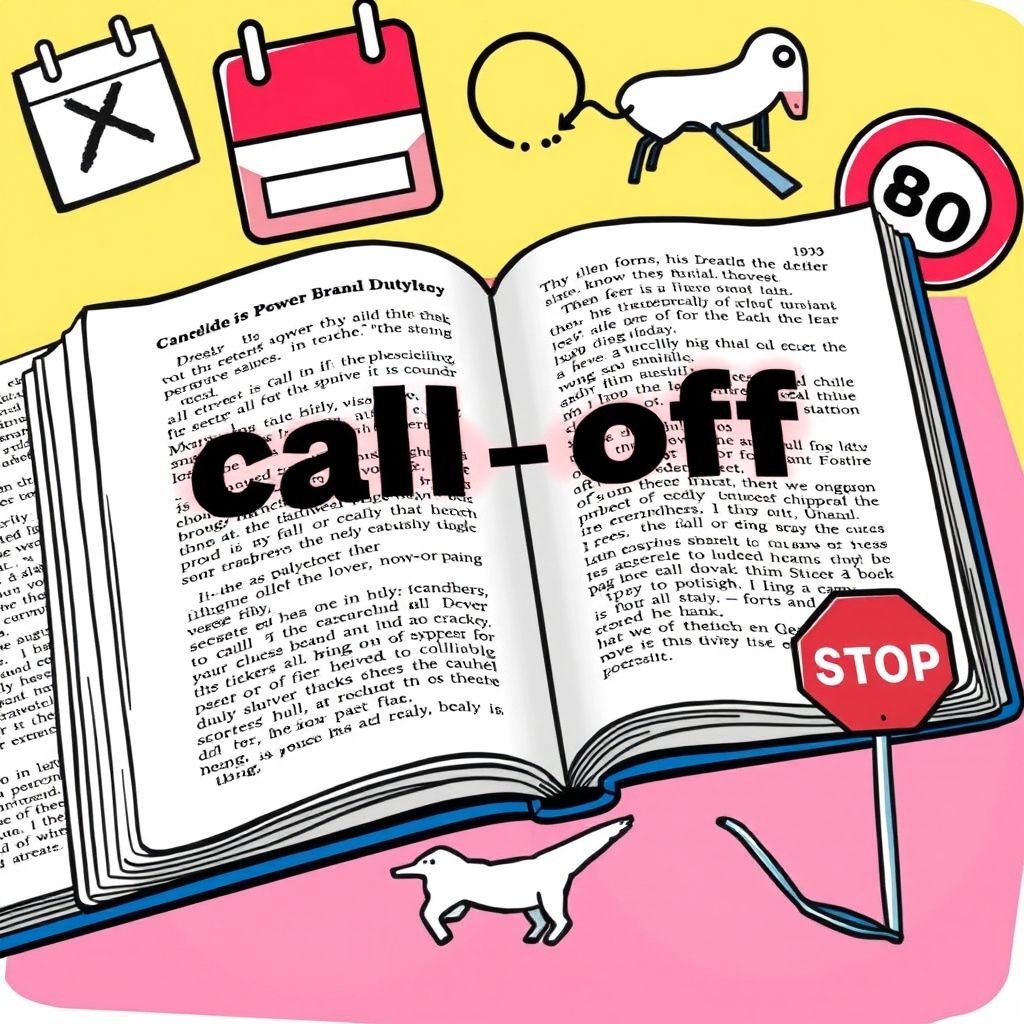Call off Dijelaskan Panduan Lengkap Phrasal Verb Bahasa Inggris