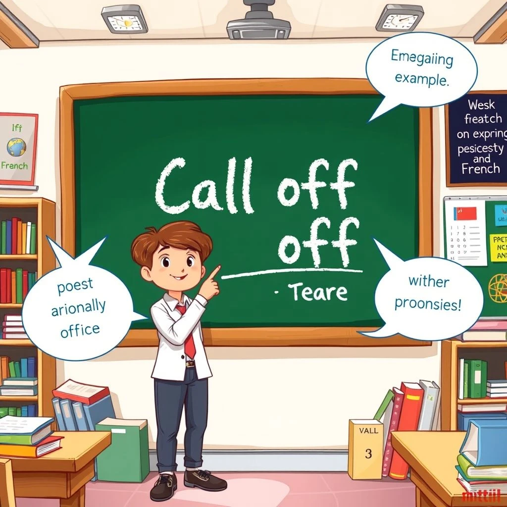 Call off expliqué : guide complet pour comprendre ce verbe à particule anglais