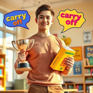 Carry off Phrasal Verb'ünü Keşfet: Anlamları, Kullanımı ve Örneklerle Rehber