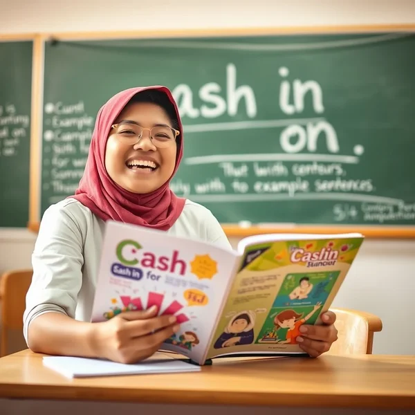 Memahami phrasal verb Bahasa Inggris "cash in on"