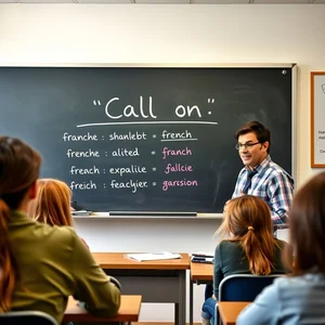Comprendre le verbe à particule Call on : signification et utilisation