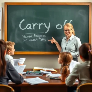 Explorer le verbe à particule Carry off : sens, utilisation et exemples