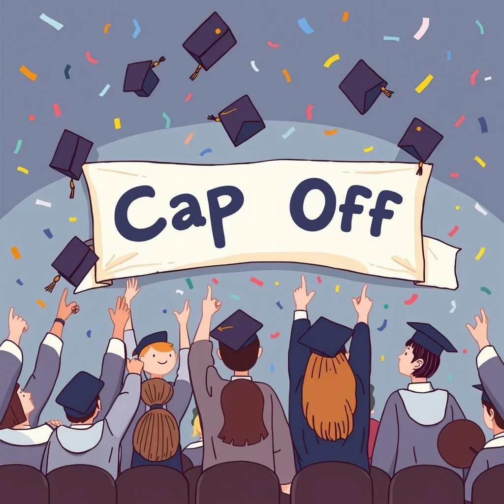 Cap offの意味や使い方を例文でマスターしよう 句動詞「cap off」完全解説