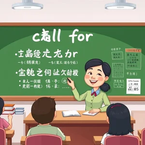 解码 Call for 这个重要英语短语动词指南，快速掌握多场景用法