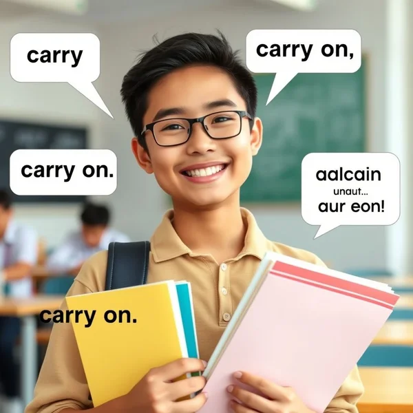 Understanding the Phrasal Verb Carry on