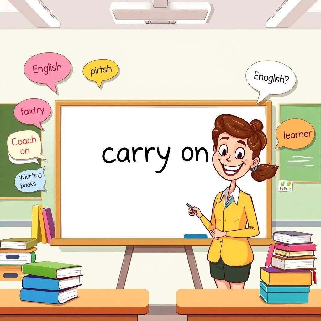 Das Verständnis des Phrasal Verbs Carry on Bedeutungen und Verwendung im Englischen