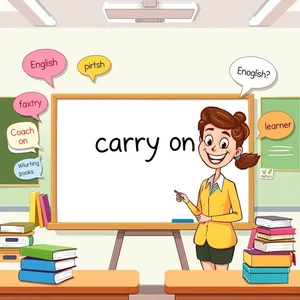Das Verständnis des Phrasal Verbs Carry on Bedeutungen und Verwendung im Englischen