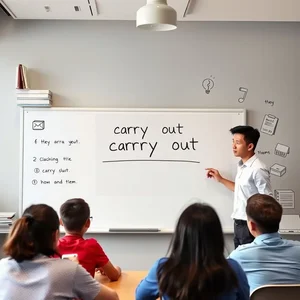 เข้าใจกริยาวลีภาษาอังกฤษกับวิธี Carry out การกระทำอย่างมีประสิทธิภาพ