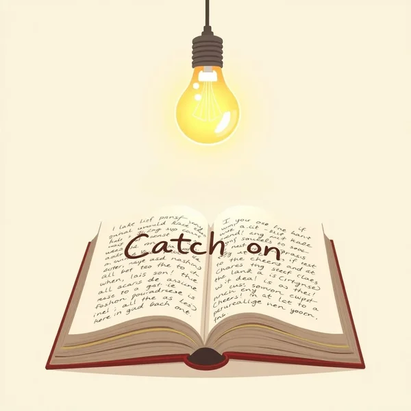 Image showing a lightbulb turning on to represent understanding the phrasal verb catch on