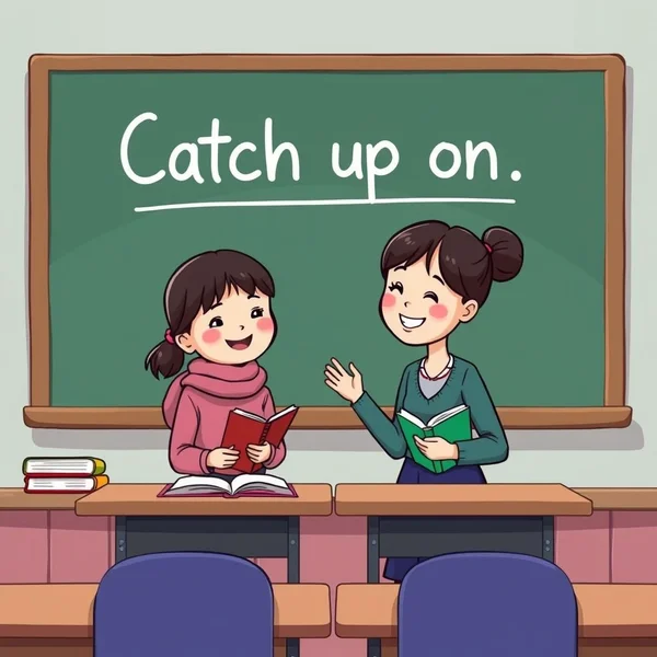 Understanding how to use the phrasal verb Catch up on