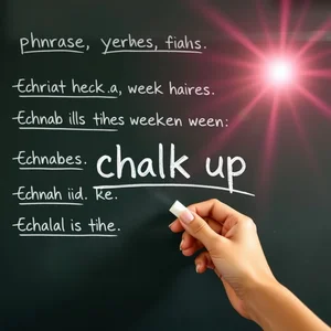 Chalk up Memahami Phrasal Verb Cara Menggunakan dengan Benar