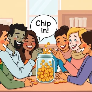Comprendere il phrasal verb Chip in: significati, uso ed esempi