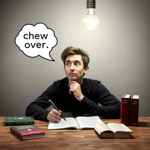 Chew over : comprendre le verbe à particule et l’utiliser avec aisance