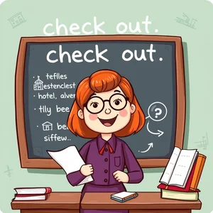 Check out das Verständnis des Phrasal Verbs Check Out – Bedeutungen und Anwendung