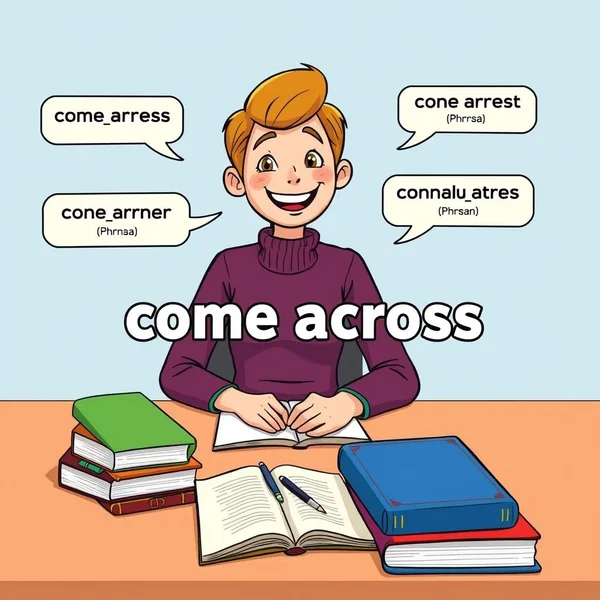 Using the phrasal verb Come Across in English sentences