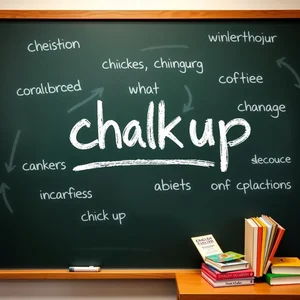 Chalk up – Das Verstehen des Phrasal Verbs und wie du es korrekt verwendest