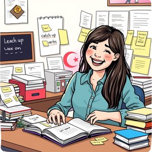 Catch up on Deyimsel Fiili Anlamak: 'Catch up on' Nasıl Kullanılır?