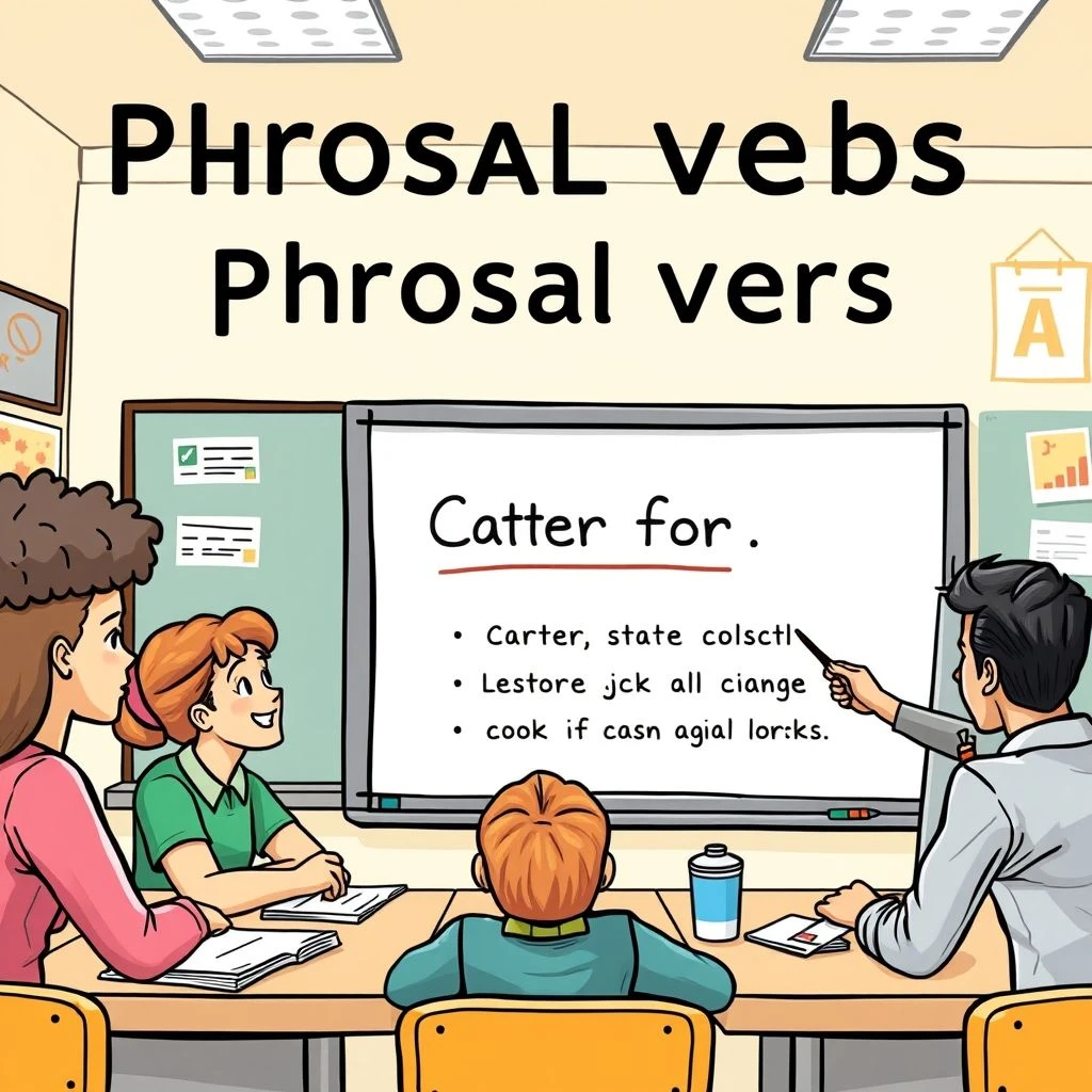 Panduan Memahami Phrasal Verb dan Cara Menggunakan Cater for dengan Benar