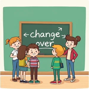 Das Verständnis des Phrasal Verbs Change Over: Bedeutungen und Verwendung