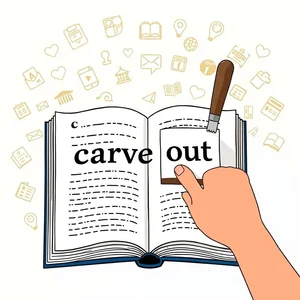 Das Verständnis des Phrasal Verbs Carve Out: Bedeutung und Verwendung im Englischen