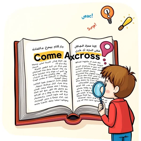 Using the phrasal verb Come Across in English sentences