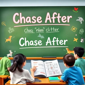 ทำความเข้าใจกับวลีอังกฤษ Chase after ความหมายและการใช้งานอย่างไร