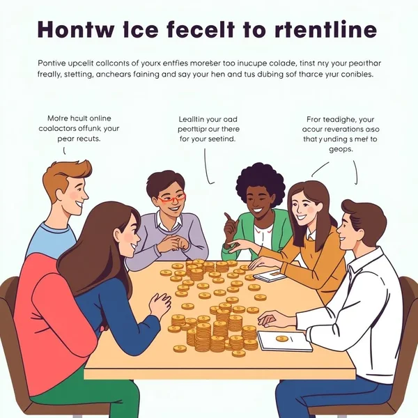 People pooling money or working together, illustrating the phrasal verb Chip in