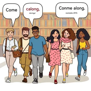 Come along กับทำความเข้าใจวลี: ความหมาย การใช้ และตัวอย่าง