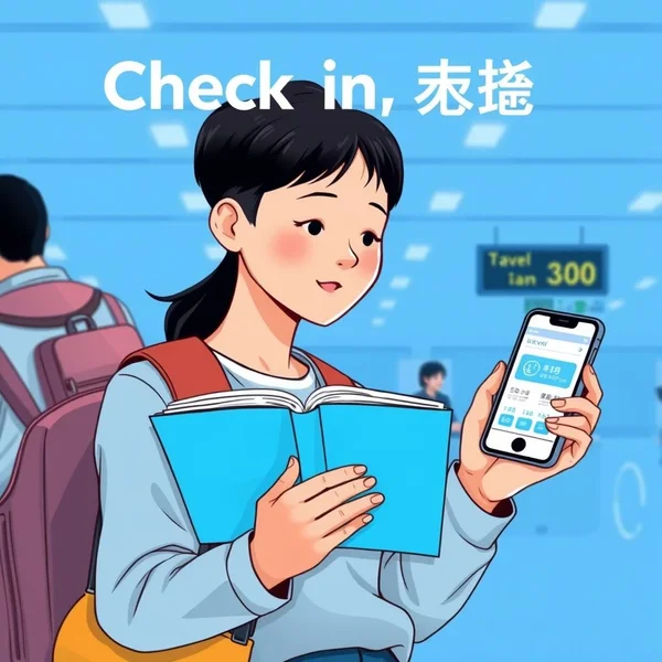 理解短语动词Check in