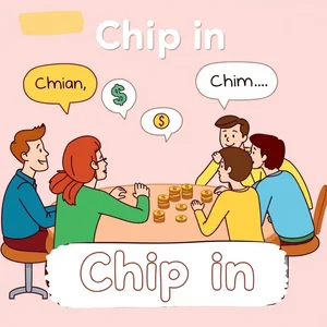 구동사 Chip in 완전 정복 의미 용법 예문 구조 동의어 연습까지 한 번에
