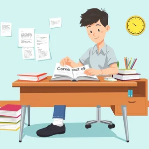 Comprendere il verbo frasale inglese Come out of: significati e utilizzo