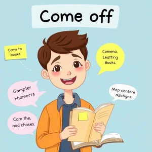 Comprendre le verbe à particule Come off : sens, structure et usages en anglais