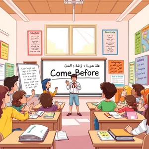 Come before فهم الفعل المركب الإنجليزي واستخداماته العملية المتنوعة