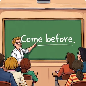 Come before: Het Engelse phrasal verb begrijpen en effectief gebruiken